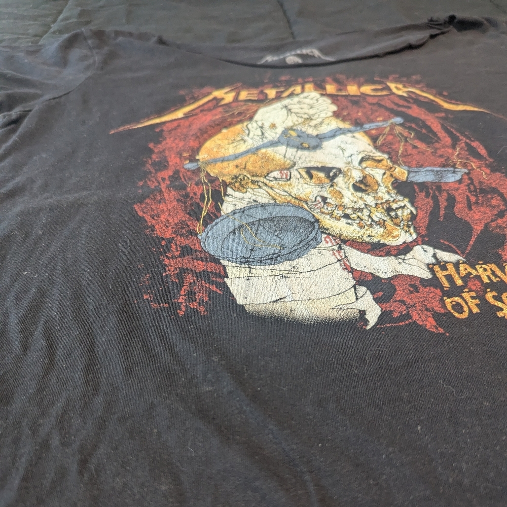 Metallica DIY Off The Shoulder T-shirt